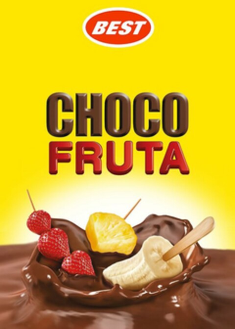 BEST CHOCO FRUTA Logo (USPTO, 04/09/2019)