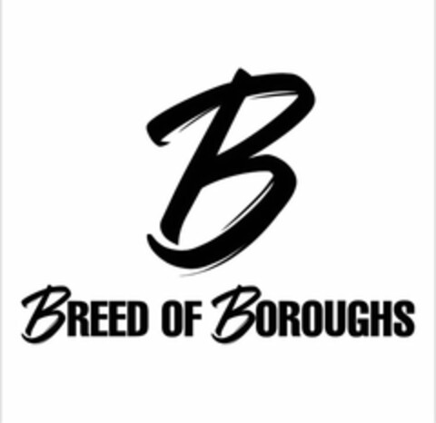 B BREED OF BOROUGHS Logo (USPTO, 06/10/2019)