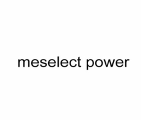 MESELECT POWER Logo (USPTO, 06/30/2019)