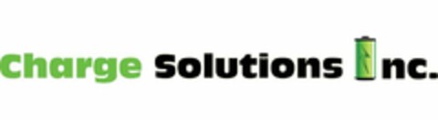 CHARGE SOLUTIONS INC. Logo (USPTO, 03.10.2019)