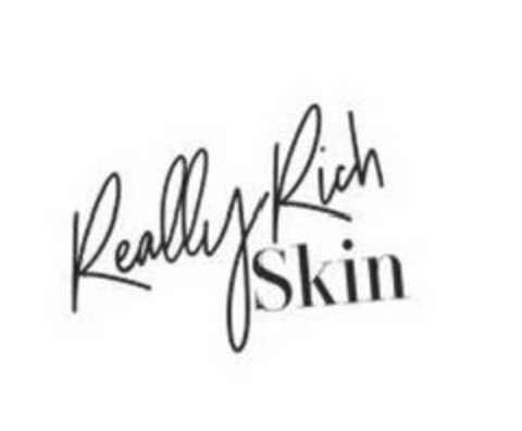 REALLY RICH SKIN Logo (USPTO, 10/25/2019)