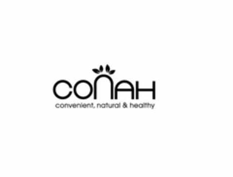 CONAH CONVENIENT, NATURAL & HEALTHY Logo (USPTO, 01.04.2020)