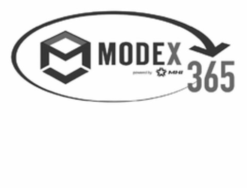 MODEX 365 POWERED BY MHI Logo (USPTO, 09.07.2020)