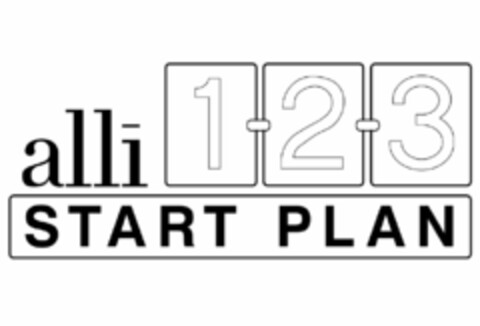 ALLI 1 2 3 START PLAN Logo (USPTO, 02/20/2009)