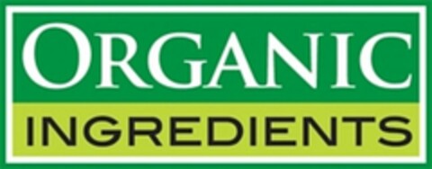 ORGANIC INGREDIENTS Logo (USPTO, 18.06.2009)