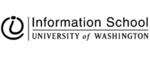 I INFORMATION SCHOOL UNIVERSITY OF WASHINGTON Logo (USPTO, 25.06.2009)