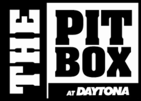 THE PIT BOX AT DAYTONA Logo (USPTO, 28.07.2009)