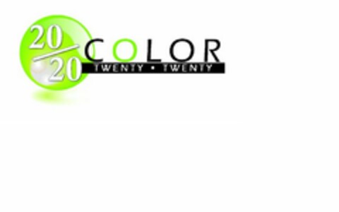 20/20 COLOR TWENTY TWENTY Logo (USPTO, 30.12.2009)