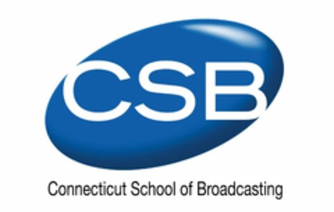 CSB CONNECTICUT SCHOOL OF BROADCASTING Logo (USPTO, 02/25/2010)