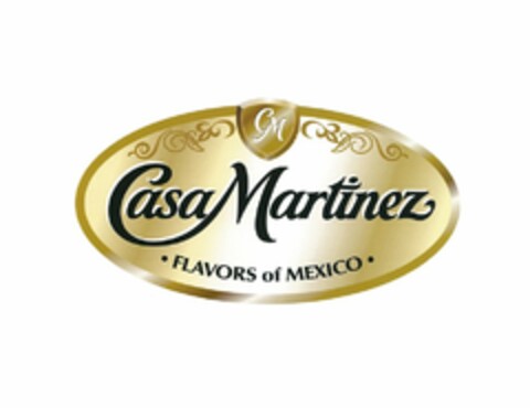 CM CASA MARTINEZ FLAVORS OF MEXICO Logo (USPTO, 11.08.2010)