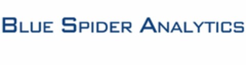 BLUE SPIDER ANALYTICS Logo (USPTO, 09/13/2010)