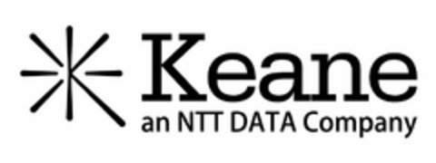 * KEANE AN NTT DATA COMPANY Logo (USPTO, 01/21/2011)