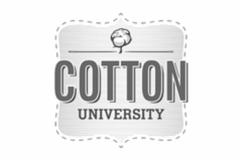 COTTON UNIVERSITY Logo (USPTO, 01/13/2012)