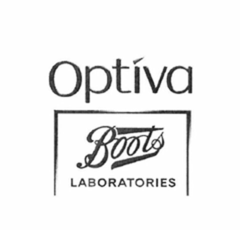 OPTIVA BOOTS LABORATORIES Logo (USPTO, 24.02.2012)