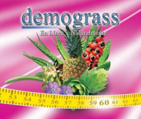 DEMOGRASS EN LINEA... NATURALMENTE Logo (USPTO, 28.02.2012)