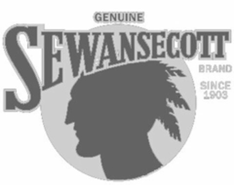 GENUINE SEWANSECOTT BRAND SINCE 1903 Logo (USPTO, 05.06.2012)