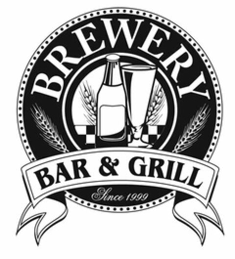 BREWERY BAR & GRILL SINCE 1999 Logo (USPTO, 18.06.2012)