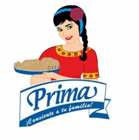 PRIMA ¡CONSIENTE A TU FAMILIA! Logo (USPTO, 02.11.2012)