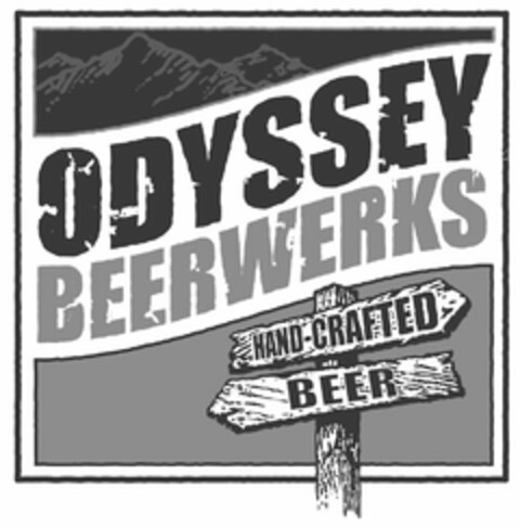 ODYSSEY BEERWERKS HAND-CRAFTED BEER Logo (USPTO, 06/26/2013)