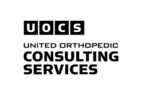 UOCS UNITED ORTHOPEDIC CONSULTING SERVICES Logo (USPTO, 19.09.2013)