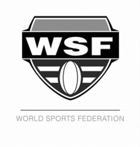 WSF WORLD SPORTS FEDERATION Logo (USPTO, 20.12.2013)