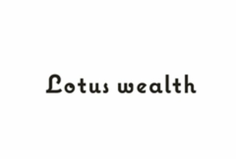 LOTUS WEALTH Logo (USPTO, 18.12.2014)