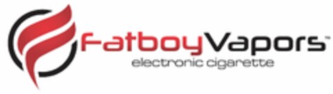 F FATBOY VAPORS ELECTRONIC CIGARETTE Logo (USPTO, 29.09.2015)