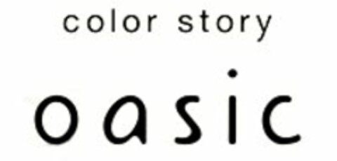 COLOR STORY OASIC Logo (USPTO, 10/14/2015)