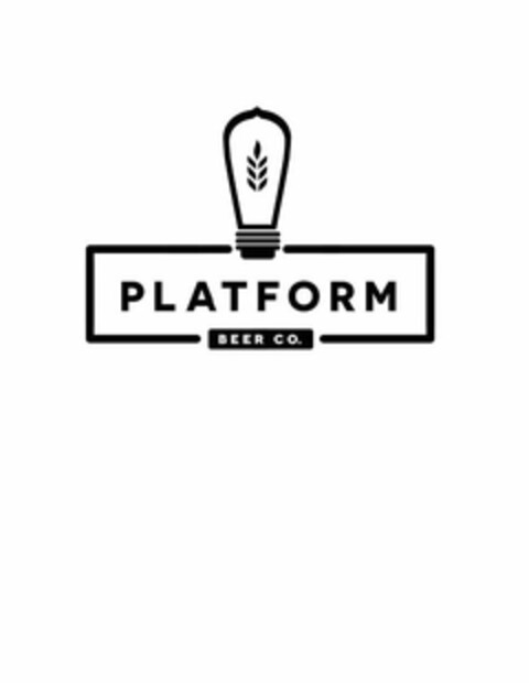 PLATFORM BEER CO. Logo (USPTO, 05/26/2016)