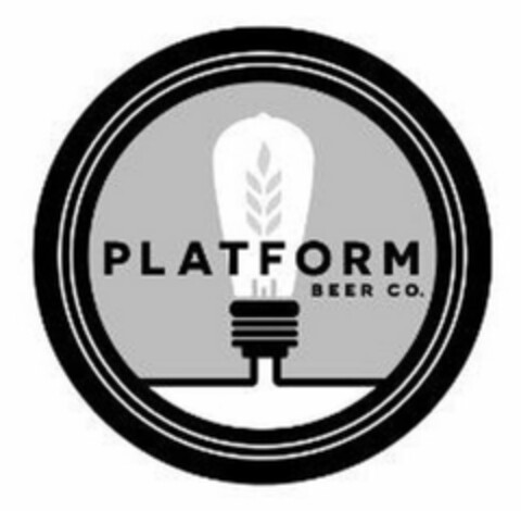 PLATFORM BEER CO. Logo (USPTO, 01.06.2016)