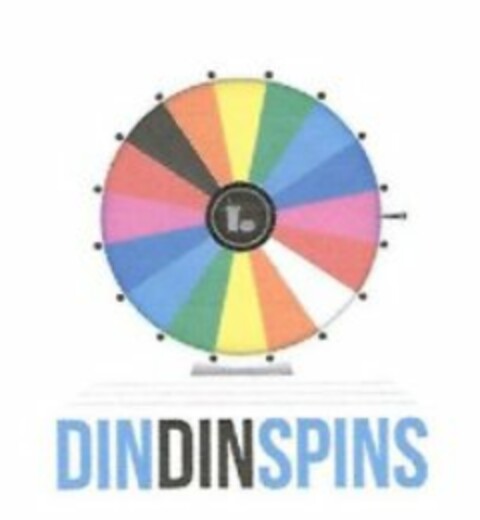 DINDINSPINS Logo (USPTO, 08/11/2016)