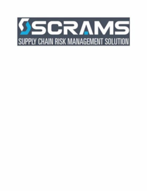 SCRAMS SUPPLY CHAIN RISK MANAGEMENT SOLUTION Logo (USPTO, 24.10.2016)