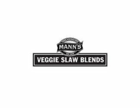 MANN'S THREE GENERATIONS EST. 1939 VEGGIE SLAW BLENDS Logo (USPTO, 18.07.2017)