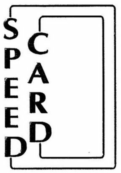 SPEED CARD Logo (USPTO, 08/09/2017)