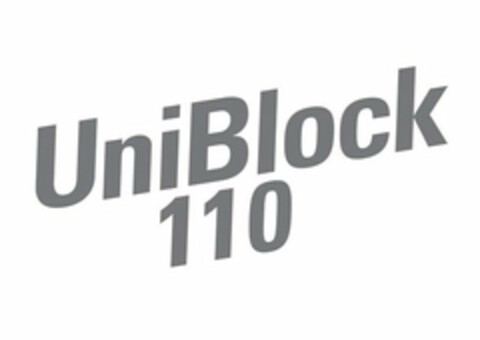 UNIBLOCK 110 Logo (USPTO, 21.11.2017)