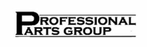 PROFESSIONAL PARTS GROUP Logo (USPTO, 15.12.2017)