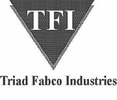 TFI TRIAD FABCO INDUSTRIES Logo (USPTO, 02.10.2019)