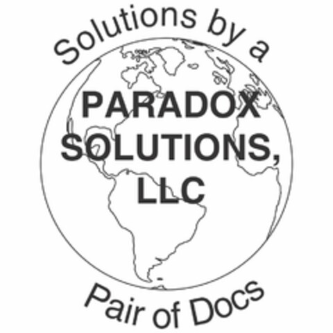 SOLUTIONS BY A PAIR OF DOCS PARADOX SOLUTIONS, LLC Logo (USPTO, 20.05.2020)