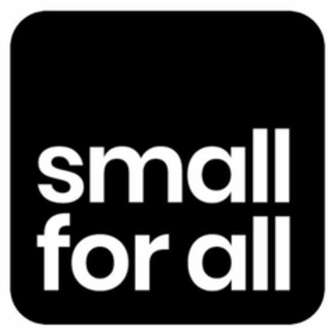 SMALL FOR ALL Logo (USPTO, 15.06.2020)