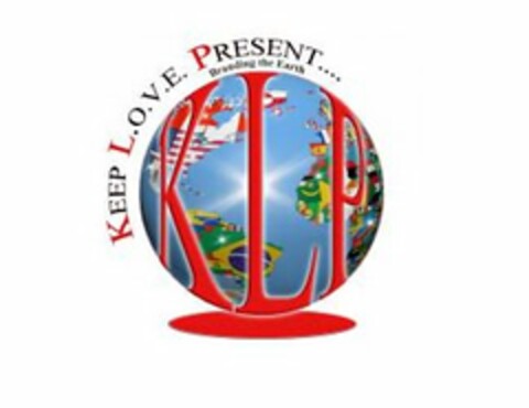 KLP KEEP L.O.V.E. PRESENT .... BRANDING THE EARTH Logo (USPTO, 09/21/2020)