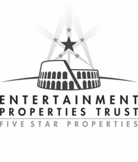 ENTERTAINMENT PROPERTIES TRUST FIVE STAR PROPERTIES Logo (USPTO, 21.01.2009)