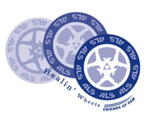 ALS HEALIN' WHEELS FRIENDS OF PAM Logo (USPTO, 21.10.2010)