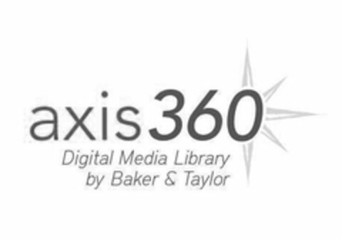 AXIS 360 DIGITAL MEDIA LIBRARY BY BAKER& TAYLOR Logo (USPTO, 28.04.2011)