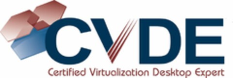 CVDE CERTIFIED VIRTUALIZATION DESKTOP EXPERT Logo (USPTO, 21.12.2011)