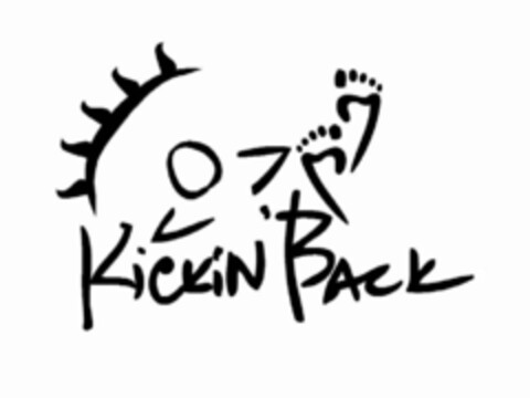 KICKIN' BACK Logo (USPTO, 10.04.2012)