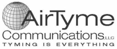 AIR TYME COMMUNICATIONS, LLC TYMING IS EVERYTHING Logo (USPTO, 06.06.2012)