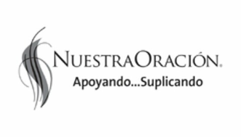 NUESTRA ORACIÓN APOYANDO... SUPLICANDO Logo (USPTO, 10/18/2012)