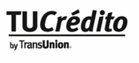 TUCREDITO BY TRANSUNION Logo (USPTO, 21.06.2013)