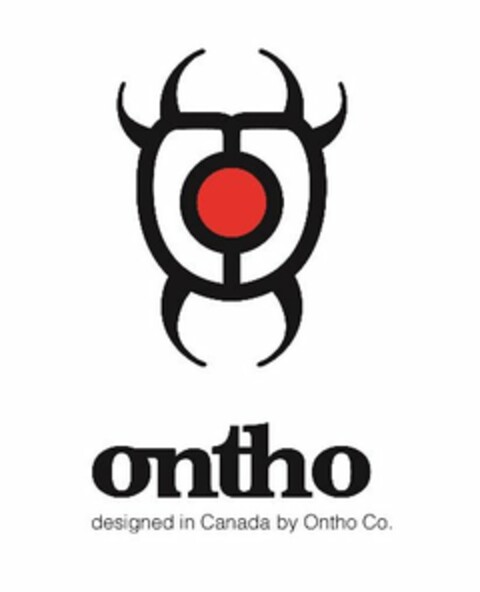 ONTHO DESIGNED IN CANADA BY ONTHO CO. Logo (USPTO, 12/09/2013)