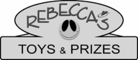 REBECCA'S TOYS & PRIZES Logo (USPTO, 28.05.2014)